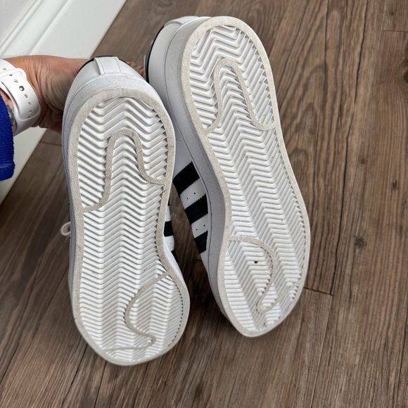 Adidas SUPERSTAR ADV SHOES Cloud White / Core Black / Cloud White size 9.5 - Picture 7 of 8